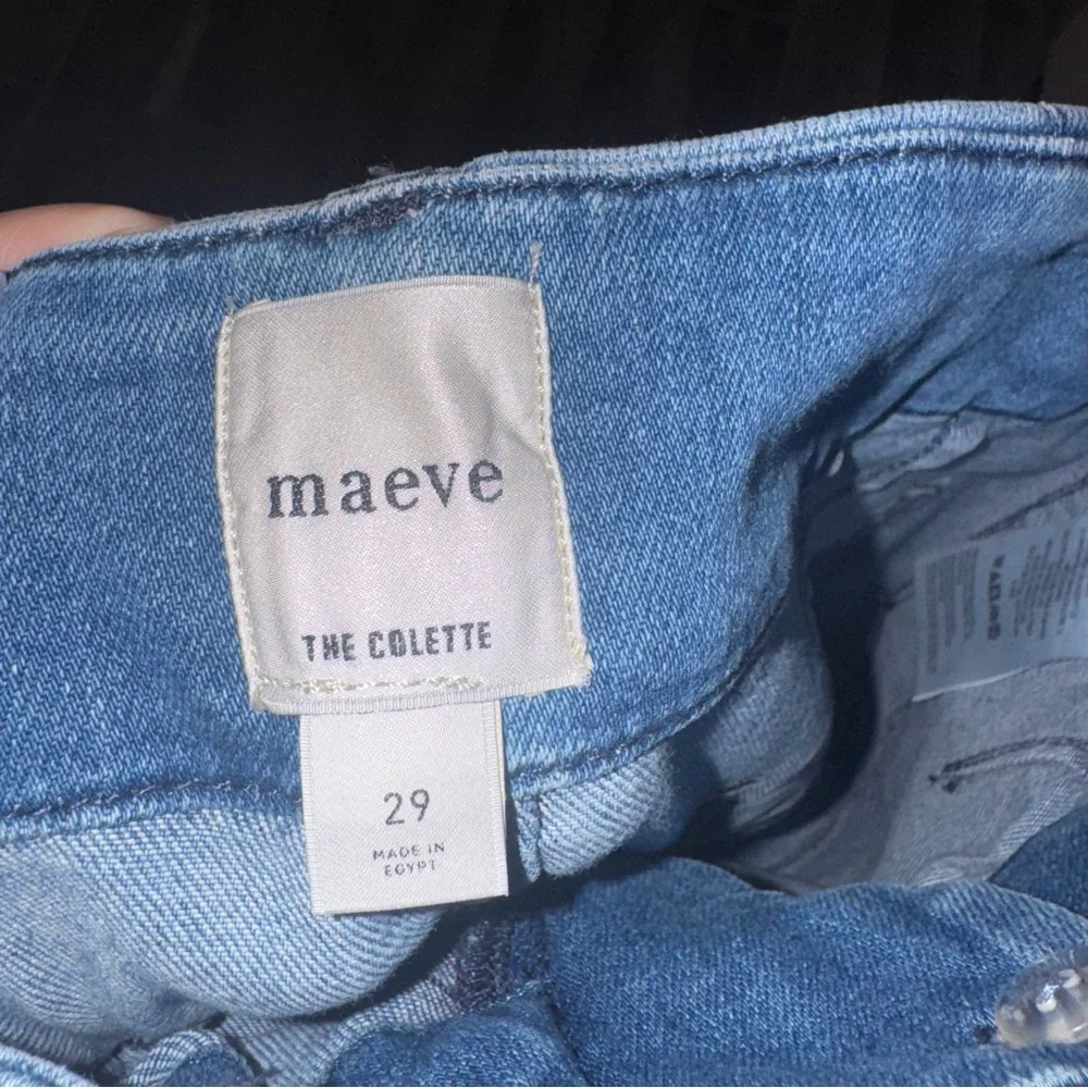 The Colette Crop High-Rise Wide-Leg Jeans by Maeve. - Picture 6 of 8